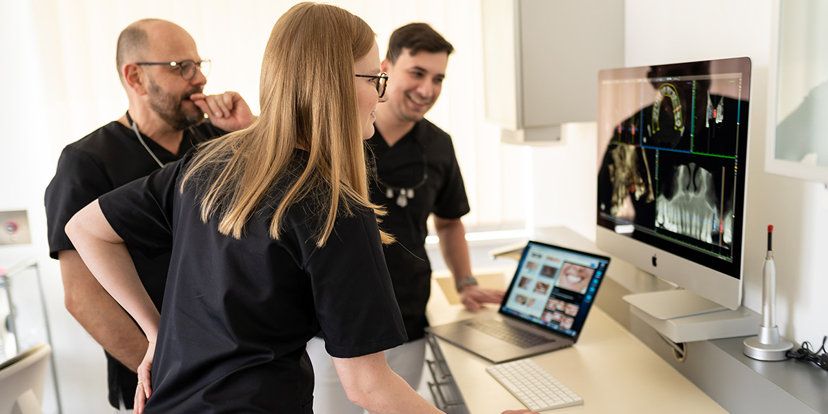 Zahnärztin Alicja Fisicaro in der Praxis Dr. Hampe & Kollegen